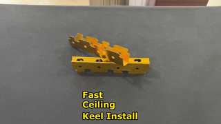 Easy Ceiling Keel Installation Fast & Strong
